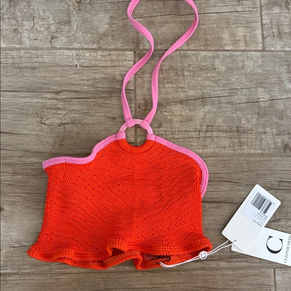 Clone Swim Two-Piece Swimsuit - Red and Pink- NWT